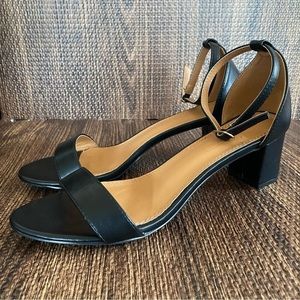Show How Womens  Sandals, Black, Size 9.5